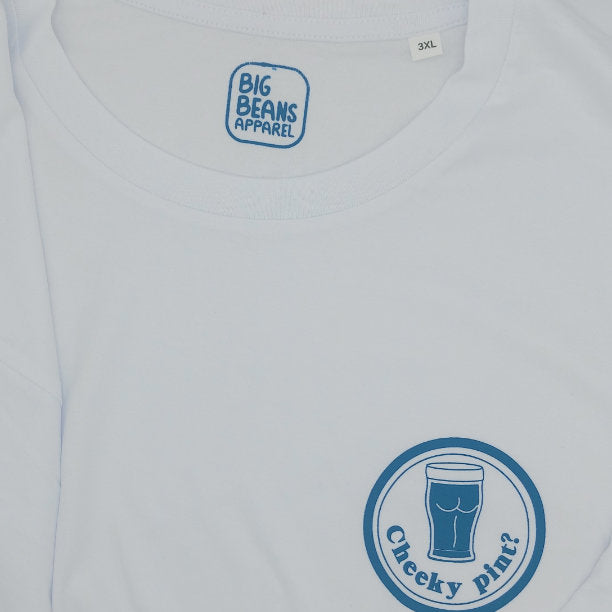 Imperfect - White Cheeky print